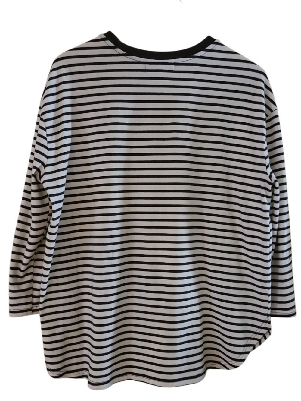 Pomander Place Tuckernuck Brown Striped Popover Knit Shirt Brown Cream - Picture 12 of 16